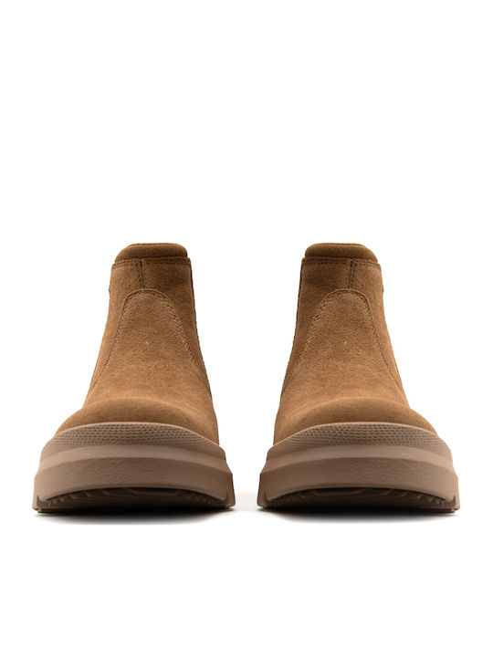 Burleigh Brown Chelsea Boots Waterproof