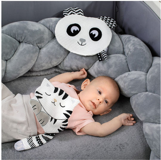Babyono Πανάκι Μωρού Cuddly Rustle Kitty Blink&shine Λευκό
