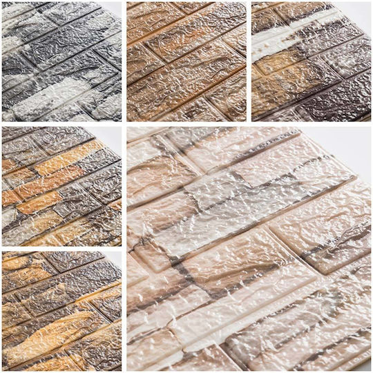 Panouri Decorative 3D Autoadezive Albe 77x70cm