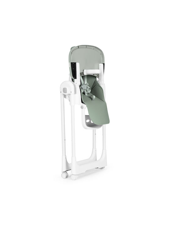Ecotoys Foldable Baby Highchair with Adjustable Height Green HA-013 Green