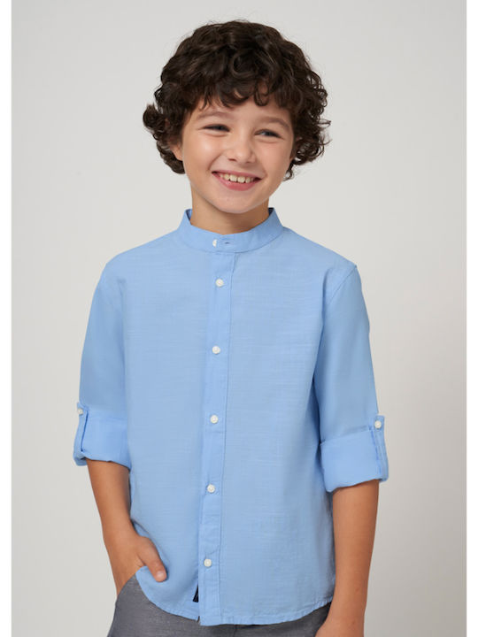 Mayoral Kids Shirt Light Blue