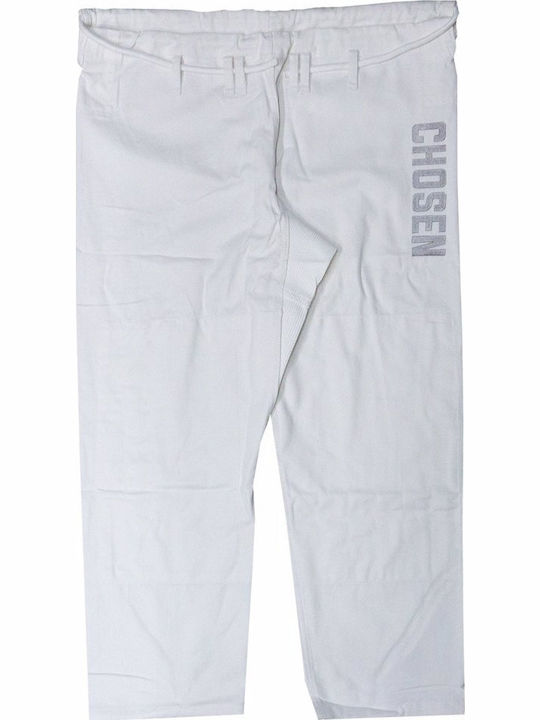 Chosen Ανδρικό Παντελόνι Brazilian Jiu Jitsu Λευκό