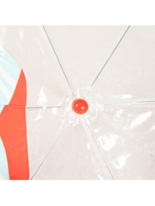 Playshoes Kids Curved Handle Umbrella with Diameter 62cm White