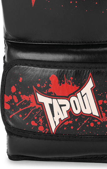 Tapout Boxhandschuhe aus Leder Schwarz