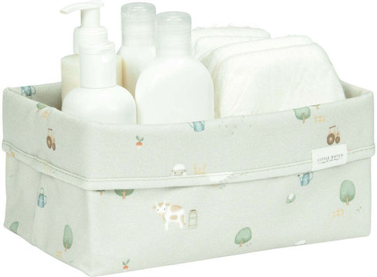Little Dutch Little Farm Nursery Storage Basket Green