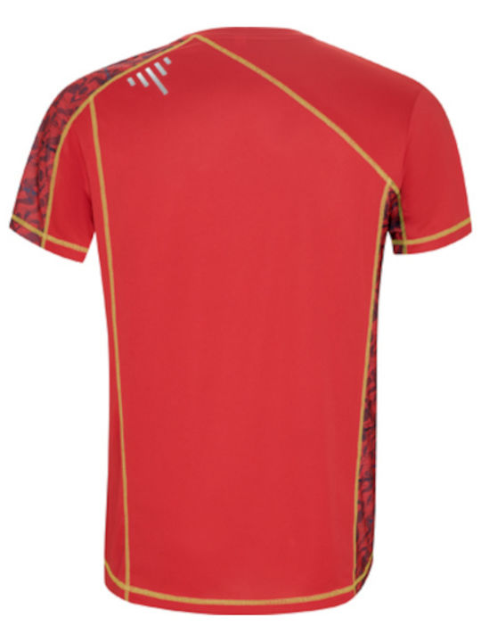 Roly Herren Sportliches Kurzarmshirt Red