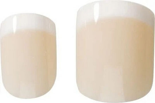 Depend Cosmetics French Look False Nail Tips French in Beige Colour 24 Pieces