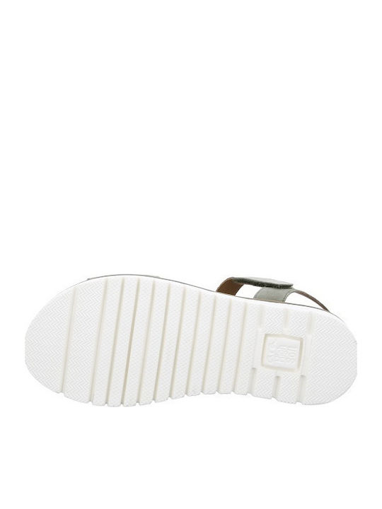 Flache Sandalen für Damen Anatomisch in Grün Farbe