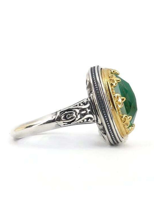 Elor Damen Ring aus Silber Vergoldet