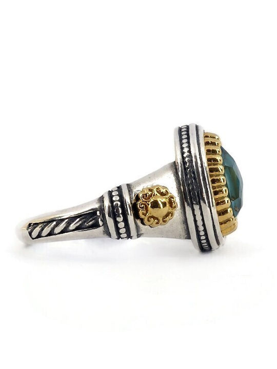 Elor Damen Ring aus Silber Vergoldet