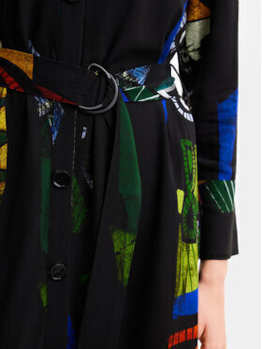 By M. Christian Lacroix Midi Shirt Dress Black
