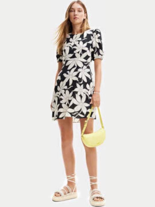 Rochie De Vară Pentru Femei Mini Rochie-Cămașă Neagră