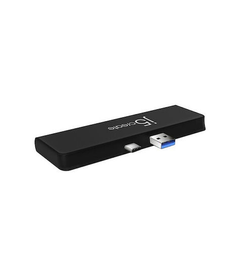 J5create ULTRADRIVEMINIDOCK for Surface Pro 7 USB-A / USB-C Docking Station με HDMI 4K PD Μαύρο