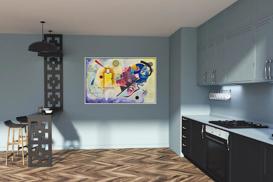 Kandinsky - Jaune Rouge Bleu 1 Painting on Canvas 100x70cm