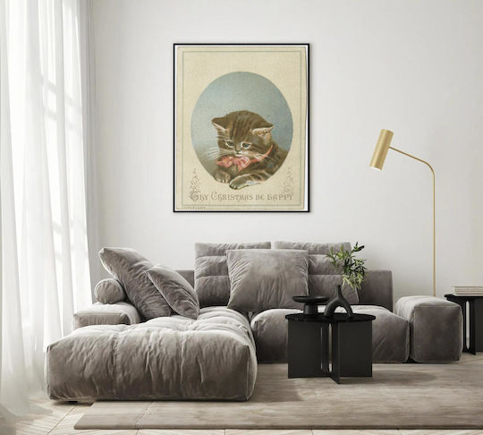 Thy Christmas Be Happy Painting on Canvas 100x150cm