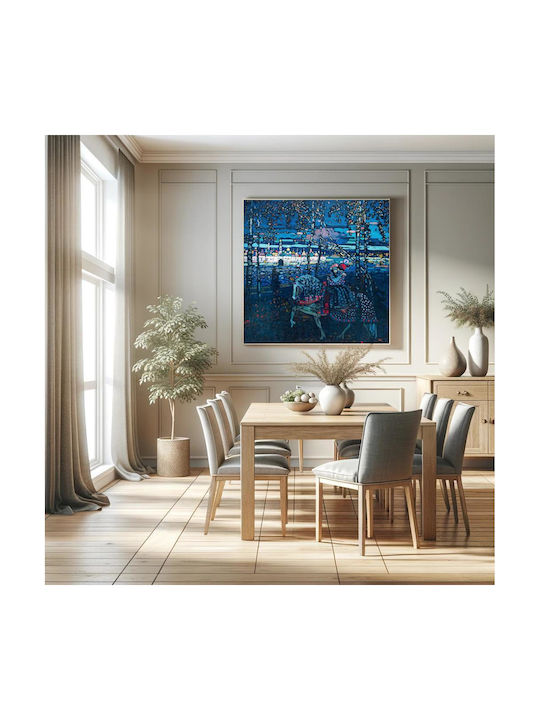 Gemälde auf Leinwand 110x110cm