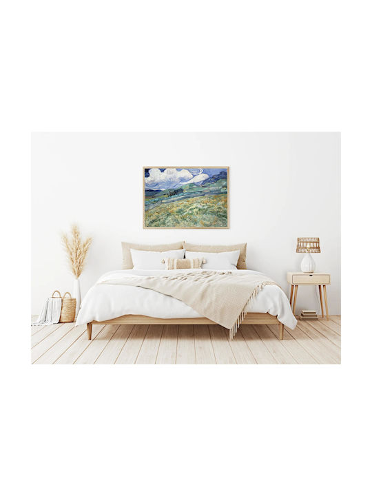 Vincent Van Gogh - Landscape From Saint-rémy Gemälde Kopie von Van Gogh auf Leinwand 50x40cm