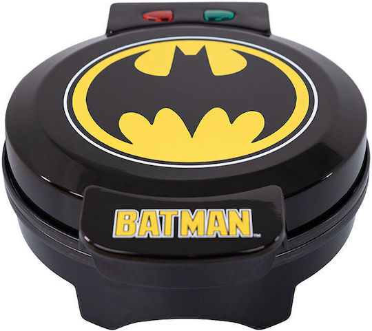 Uncanny Brands Batman Βαφλιέρα για Στρογγυλές Βάφλες με Κεραμική Επιφάνεια 850W