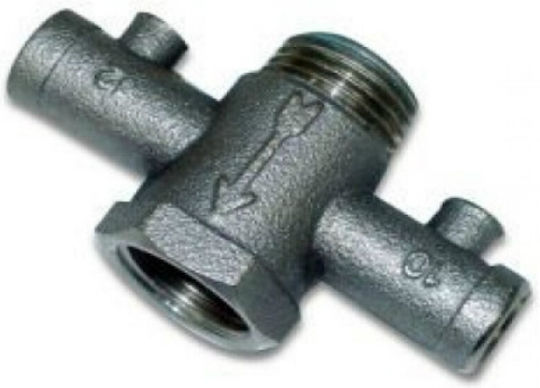 Διπλή (Σταυρός) 1/2" 12-14bar Βαλβίδα Ασφαλείας Ηλιακού Θερμοσίφωνα