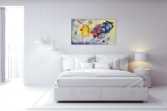 Kandinsky - Jaune Rouge Bleu Πίνακας σε Καμβά 90x60cm