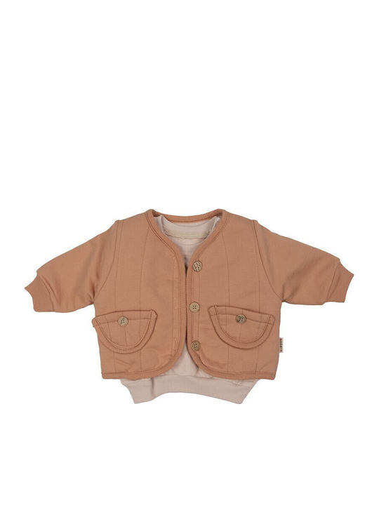Kinder-Set mit Hose Winter 3Stück Rosa