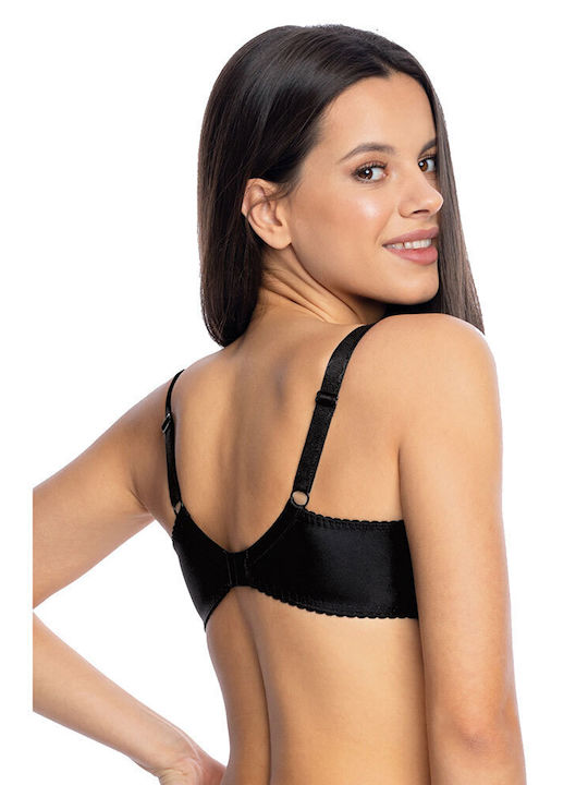 Gaia Bra without Padding Underwire Black