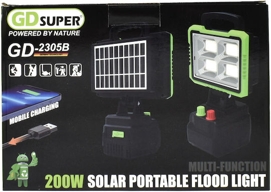 Gdsuper Work & Site Light Solar LED