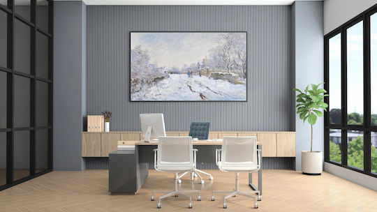 Claude Monet's Snow At Argenteuil (1874–1875) Картина Платнен 80x50см