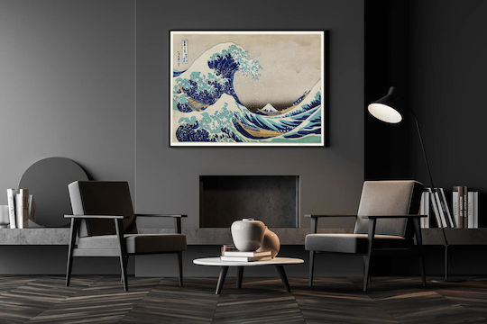 Katsushika Hokusai's Great Painting on Canvas 100x70cm