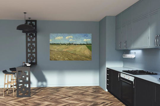 Vincent Van Gogh - Geploegde Akkers ('de Voren') Картина Копие на Ван Гог Платнен 50x40см