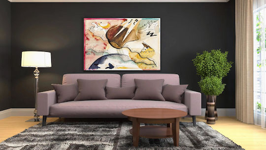 Rain Painting on Canvas 90x60cm