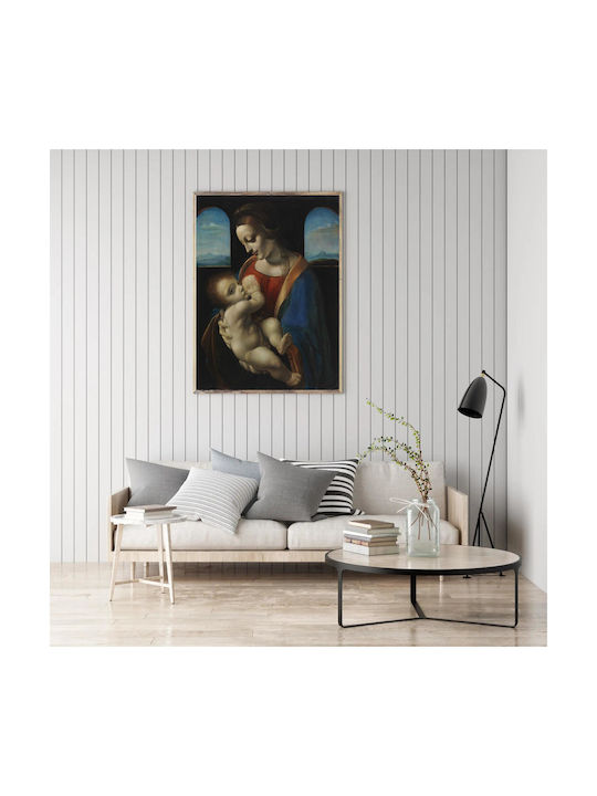 Madonna Litta, Copy After Leonardo Da Vinci, 1896, By Magnus Enckell Painting on Canvas 40x65cm
