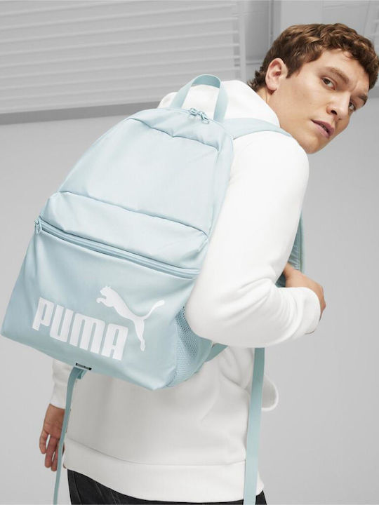 Puma Phase School Bag Backpack Junior High-High School in Light Blue color 22lt