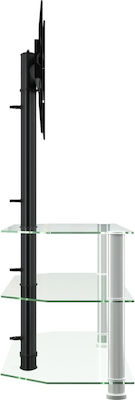 vidaXL 358180 TV Mount Floor up to 70" Black