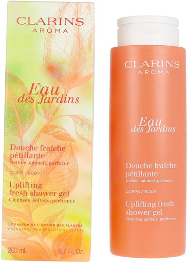 Clarins Eau des Jardins Αφρόλουτρο σε Gel Τονωτικό 200ml