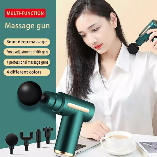 Gun Massage for the Legs, the Body & the Hands with Vibration Black
