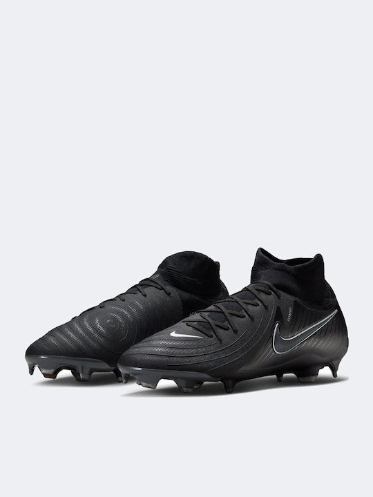 Nike Phantom Luna 2 Pro Ποδοσφαιρικά Παπούτσια με Τάπες FG Μαύρα