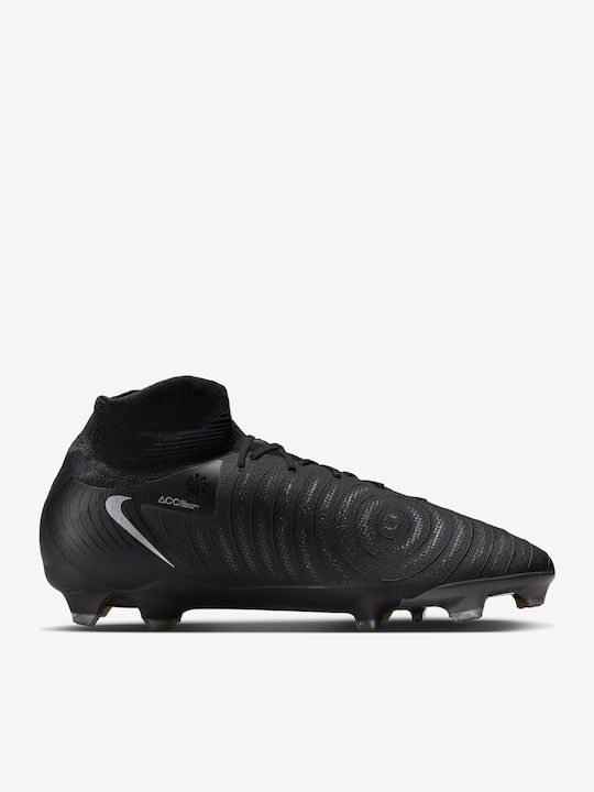 Nike Phantom Luna 2 Pro Ποδοσφαιρικά Παπούτσια με Τάπες FG Μαύρα