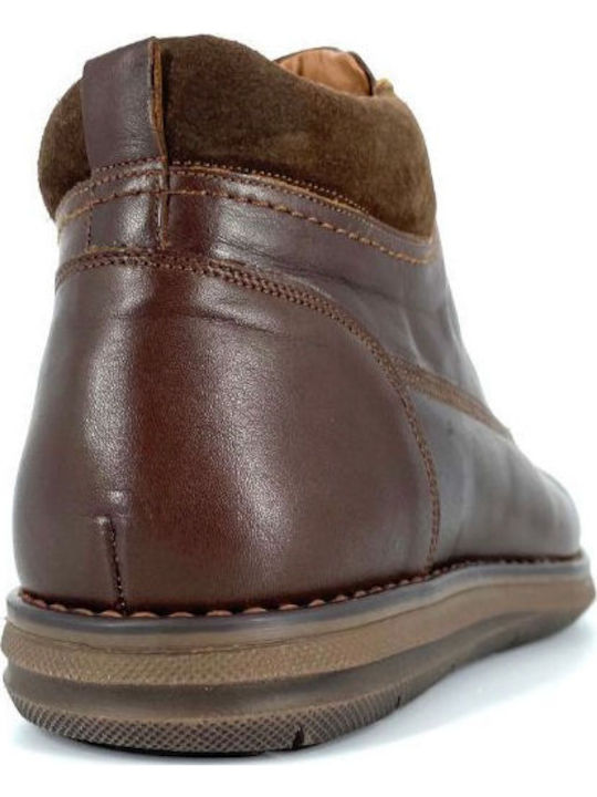 Leder Herrenstiefel Dark Brown