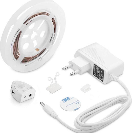LED-Streifen 12V Warmes Weiß Licht 1.2m mit Bewegungssensor