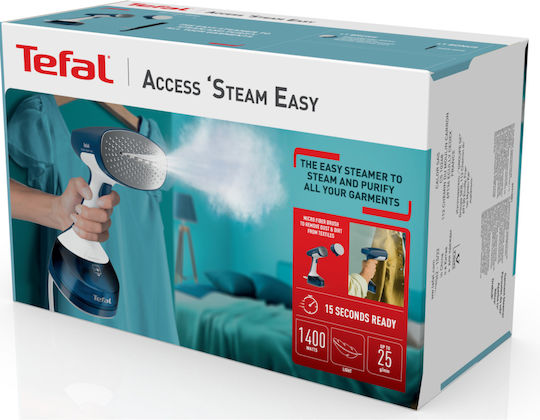 Tefal Access Steam Ατμοκαθαριστής Ρούχων Χειρός 1400W με Δοχείο 150ml Λευκός