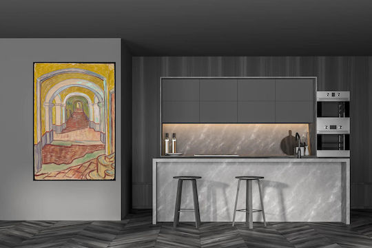 Corridor In The Asylum By Vincent Van Gogh Painting Copy of Van Gogh on Canvas 80x120cm