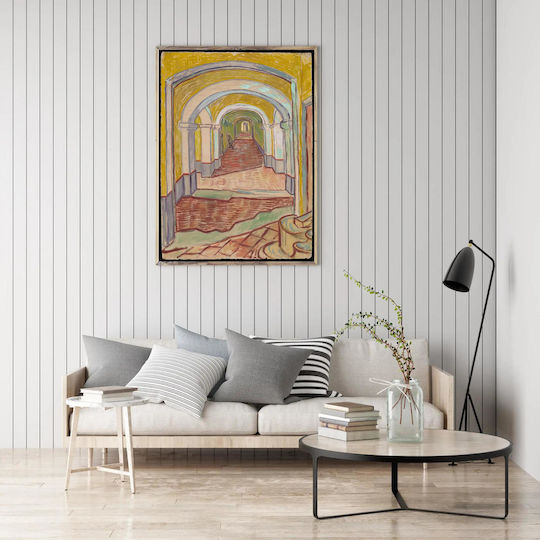 Corridor In The Asylum By Vincent Van Gogh Painting Copy of Van Gogh on Canvas 80x120cm