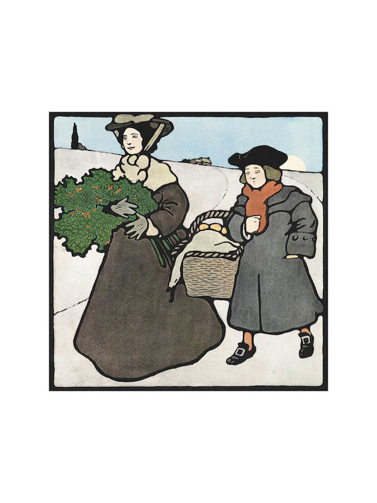 Christmas 1899 Gemälde auf Leinwand 120x120cm