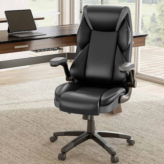 Eureka Ergonomic ERK-OC11-B Reclining Office Chair with Adjustable Arms Black 22.01.0100