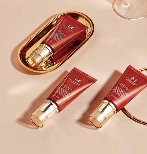 Missha M Perfect Cover BB- 27 Honey Beige Creme Gesicht Tag mit SPF42 50ml
