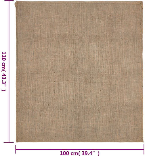 vidaXL Jute Olive Harvesting Bags 100x110cm 10pcs