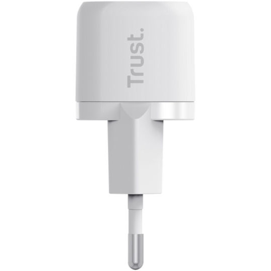 Trust Φορτιστής Χωρίς Καλώδιο με Θύρα USB-C 20W Power Delivery Λευκός (Maxo)