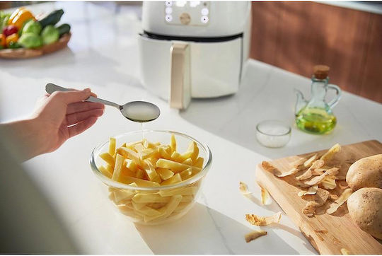 Philips Heißluftfritteuse mit Wi-Fi 7.3Es Weiß HD9870/20
