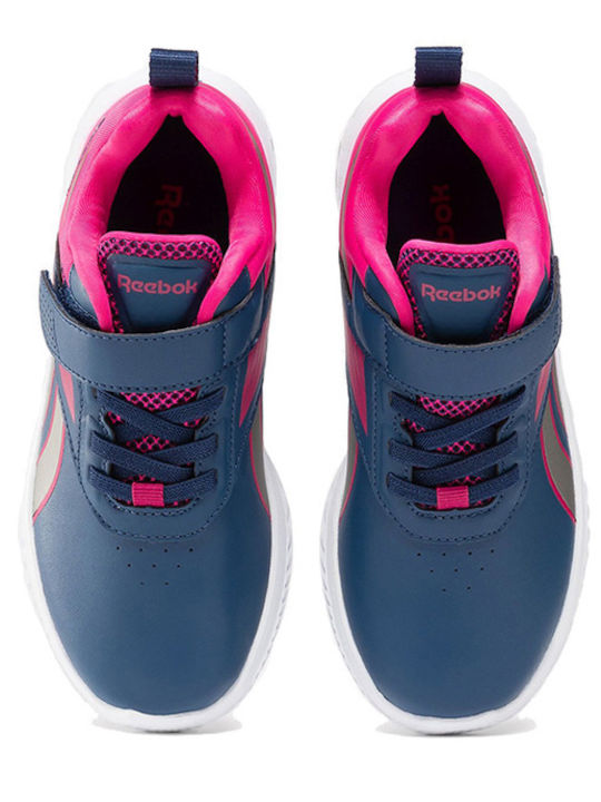Rush Runner Rush Runner 5 Syn Alt Kids Sports Shoes Running with Hoop & Loop Closure Navy Blue